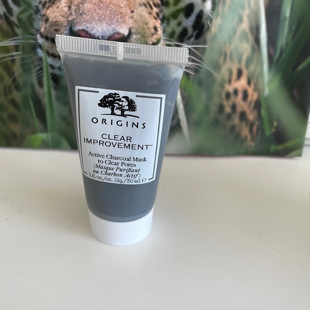 1 tube of Origins Clear Improvement Active charcoal mask, 1 Oz/ 30ml